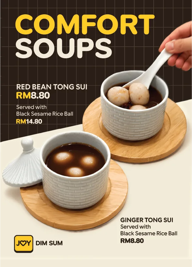 JOY Dim Sum tong sui dessert soup promotion in Kuala Lumpur